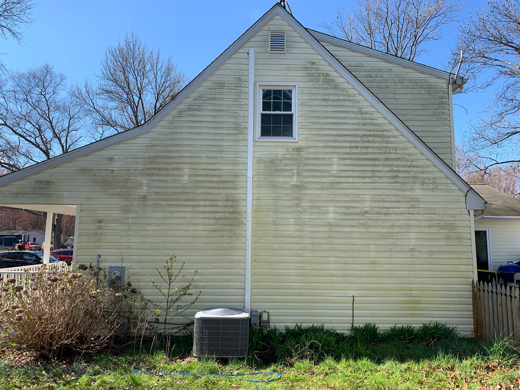 Soft wash house washing in Centreville Maryland